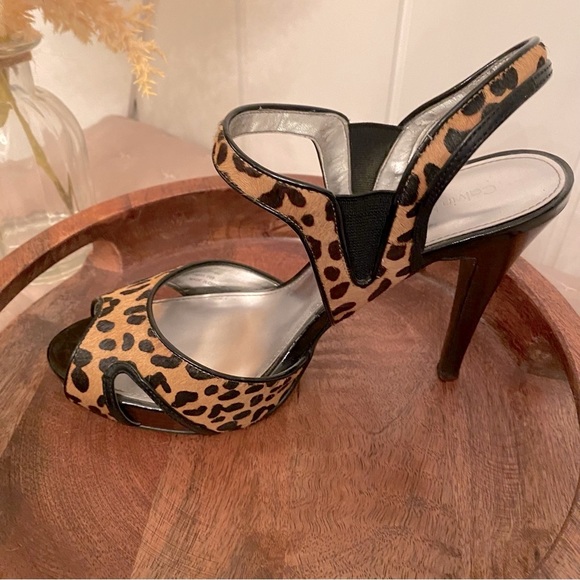 Calvin Klein Prive Pony Hair Heels - Picture 4 of 11